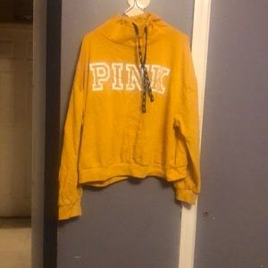 (PINK) Drawstring hoodie